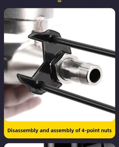 Two-piece sink and faucet plumbing wrench set