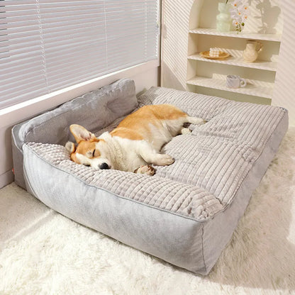 Extra large warm dog bed for deep sleep