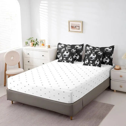 Complete Soccer Bedding Set for Kids