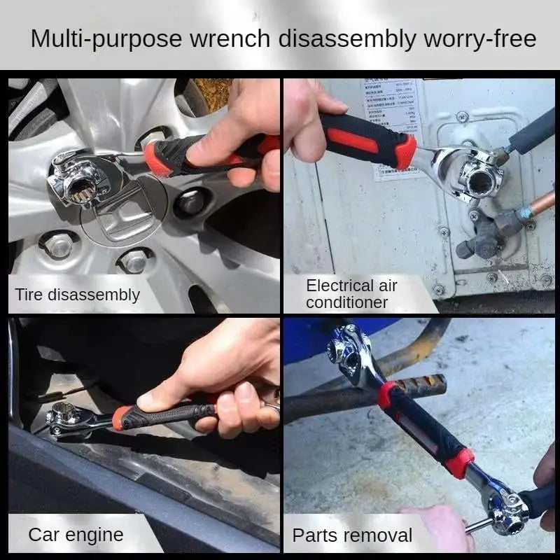 48-in-1 rotating universal socket wrench tool