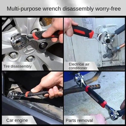 48-in-1 rotating universal socket wrench tool