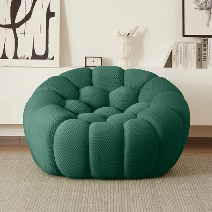 Oversized football-shaped boneless bubble couch chair