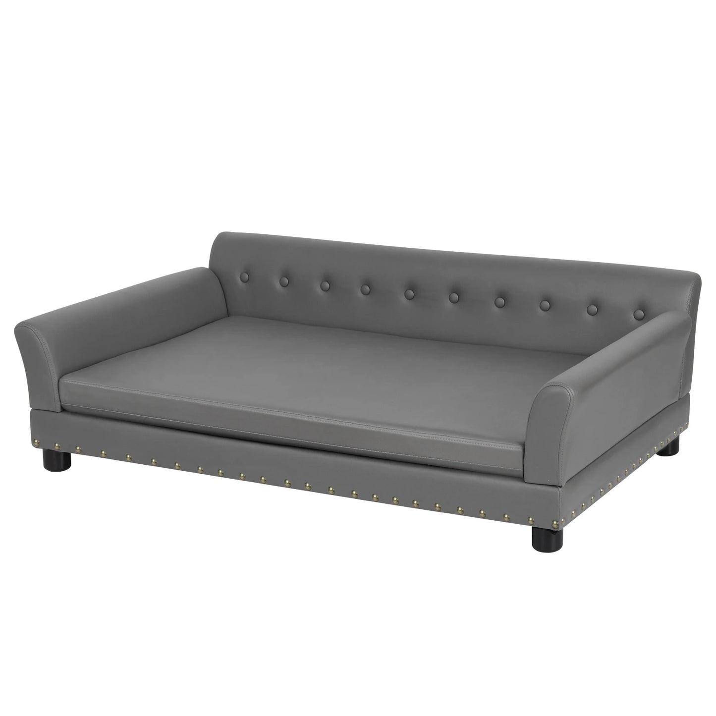 Modern elevated dog sofa bed for medium and large dogs