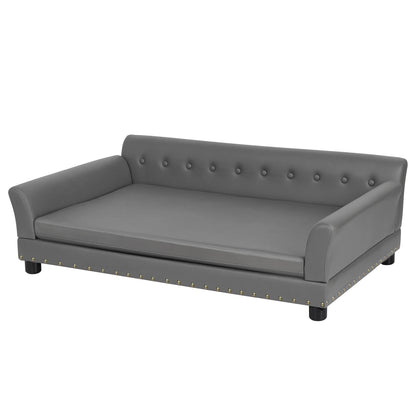 Modern elevated dog sofa bed for medium and large dogs