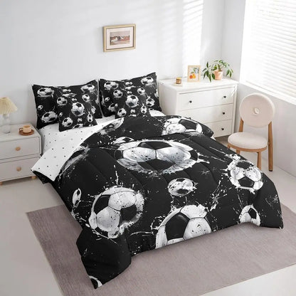 Complete Soccer Bedding Set for Kids